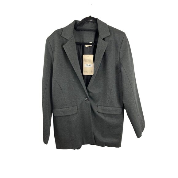 Encircled The Oversized Ponte Blazer Women's Size L Structured Career - Picture 1 of 13